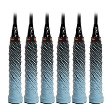 배드민턴그립 야구 낚시 밀착 오버그립 도트408 세트 6입, 하늘, 1세트