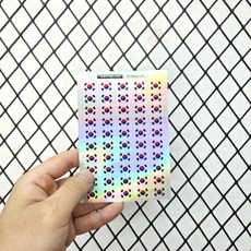 태극기 혼합 사이즈 PVC 스티커, 1개, 태극기 미니스티커 50매세트 홀로그램 (1.5×1cm) 1개, 태극기 미니스티커 50매세트 홀로그램 (1.5×1cm)