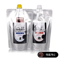 뉴겐 금송 이카 보쿠쥬우 헤어칼라 오징어먹물 염색약 1제 2제 각 500ml, 마호가니, 1개