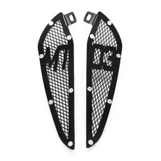 雅馬哈MT03 MT25改裝進氣網通風口保護網側進氣過濾網罩配件【高品質防護，引擎壽命延長】, 1個, 黑色