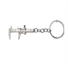 프잰 미니 휴대용 캘리퍼스 키링 실버키링