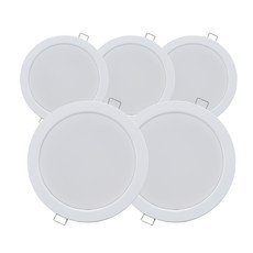 KimS LED 국산 6인치 15W 다운라이트 180mm 매입등, 주광색, 5개