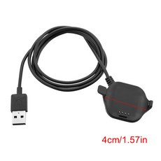 USB 충전 케이블 홀더 전원 충전 어댑터 도크 마운트 브래킷 스탠드 포러너 25 사이즈 L/S 스마트워치용, 1개