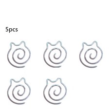 1/5pcs 케이블 직조 바늘 원형 나선형 뜨개질 바늘 스티치 홀더 태피스트리 목도리에 대한 DIY 의류 바느질 바늘, 5pcs 고양이