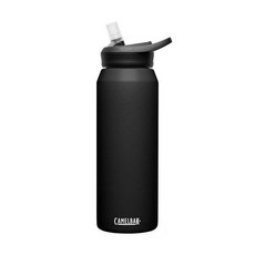 CAMELBAK eddy 不鏽鋼吸管保溫瓶 750cc, 濃黑, 1個, 750ml