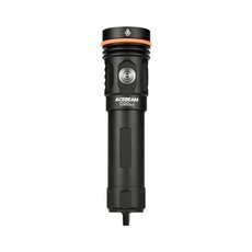 ACEBEAM D20 2.0 潛水手電筒，2200流明，500米遠射，水下200米防水，抗海水腐蝕，21700電池, 黑色-5000K 中白光 1800流明