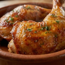 [맛비 핫바베큐 통다리 850g 점보 통다리치킨 바베큐 전자렌지 오븐구이, 1개