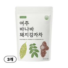 차의민족 여주 바나바 돼지감자차, 3개, 40개입, 40g
