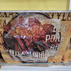 노브랜드 텍사스식 바비큐 폭립 냉장, 4개, 450g