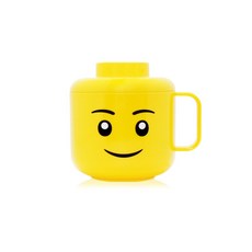 옥스포드 얼굴한손컵 양손컵 뚜껑컵, 옥스포드 뚜껑한손컵, 1개