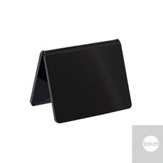 리우미 V형 아크릴 안내판 미니 블랙 보드 10x8cm 실내간판