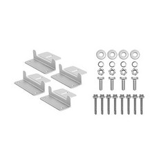 녹원 태양광패널 설치 브라켓 4PCS 태양광 고정 브라켓 솔라 패널 거치대, 1개