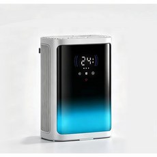 KIKOKO 저소음 스마트 제습기 LED 무드등 2.5L 대용량 자동제습, 화이트