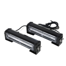 高樂裁 爆閃燈 一拖二 多色可選 12V-24V通用 多段模式變化, 藍光, 1套