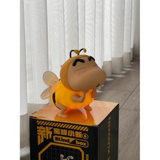 크레용 신짱 짱구 무드등 수면등 야간 조명 피규어 장식품 선물 탁상용 램프 라이트, 꿀벌 16cm
