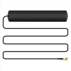 3G 4G LTE 패치 안테나 700-2700MHz 5Dbi SMA Male 커넥터 라우터 연장 케이블 안테나 Universale WIFI 안테나, 검은색, 1개