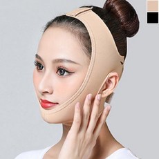 조절식 얼굴 리프팅 브이라인 밴드 1p 통기성 미용 얼굴리프팅밴드 얼굴마사지밴드, 스킨, 1개