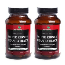 퓨처바이오틱스 화이트 키드니 빈 추출물 500mg 캡슐, 100개입, 2개, 100정