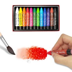 수채물감식 물감식 오일파스텔