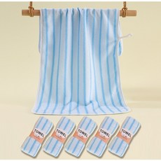 MCH 강아지수건 펫타올 애견타올, 블루 5p, 1세트