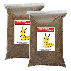 벅스킹덤 사슴벌레 애벌레 키우기 발효톱밥 3L 2개