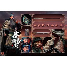 JSTOYS 三國系列 忠義 關羽 1/6比例人偶, 1個, 豪華版