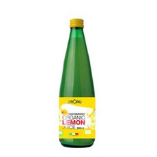 리모로 100% 유기농 레몬착즙 주스, 3개, 500ml
