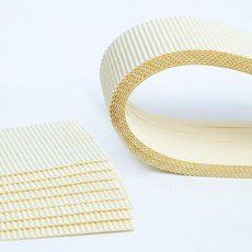 뮤즈 롱롱 띠골판지 컬러 17종 택1 / 길이 50cm 폭 1cm, 1개, 미색