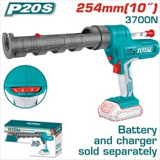 TOTAL 20V 鋰電打膠槍 單主機, 1個