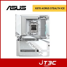 GIGABYTE 技嘉X870 AORUS STEALTH ICE背插式主機板，支援PCIe 5.0，DDR5，背插設計