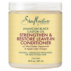 Shea Moisture 牙買加黑蓖麻油強韌免沖洗護髮素, 1個, 591ml