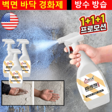 미국1+1+1 [뿌리는 영구 고정] 벽과 바닥 겸용 방청 방습 경화제 몰라도모래경화제 벽면 바닥 경화제, 500ml, 2개