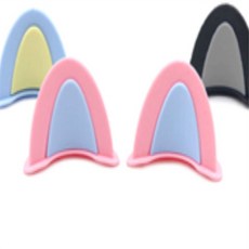 돈버맘 헬멧장식 고양이 귀 오토바이헬멧장식, 블루