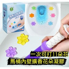 馬桶內壁芳香除臭凝膠 綜合花香, 1個