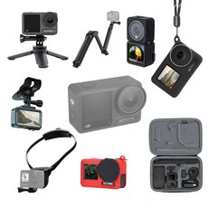 DJI 오즈모 액션 4 3 2 액세서리 Osmo Action 4 악세사리 강화유리필름 케이스 삼각대 연장 스틱 용품 가방 커버 거치대, 1개, 3-2)쇼티삼각대(T5G)