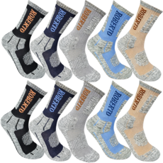 로베르토 이중쿠션 프리미엄 등산양말, 10개, 혼합색상