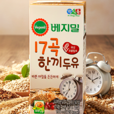 든든한 건강함 17곡물 한끼두유, 190ml