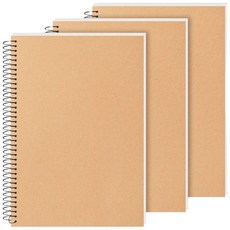 클라리온 크로키북 드로잉북 무지 스케치북 A4 130g 48매 좌철 3권