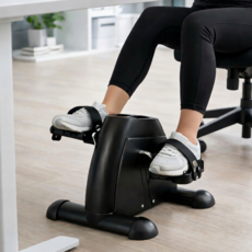 린무브 저소음 실내자전거 가정용 미니 재활 사이클, 다크블랙, 본품