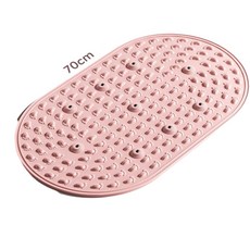 液態軟矽膠指壓板 足底腳踩踏按摩墊 70cm, 珊瑚粉 - 70X42cm 液態軟矽膠｜舒適不刺痛 9顆加大磁石 182顆仿生實心凸點, 1