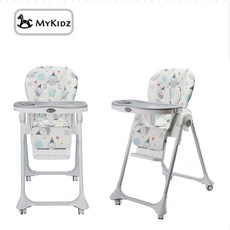 MYkidz 兒童餐椅 多功能可折疊 寶寶餐椅 嬰兒餐桌椅 適用6個月以上 PU材質