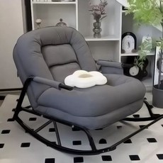 벨루라마 리클라이너 쇼파 수동 1인용, 1개, 세탁 불필요 고양이 긁힘 방지 가죽 카본 스틸 그레이