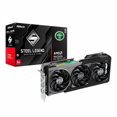 ASRock 라데온 RX 9070 XT 스틸레전드 DARK D6 16GB 대원씨티에스 (컴퓨터 그래픽카드)