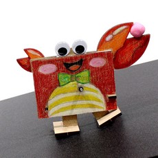 과학실험 무게중심 나무꽃게 만들기 과학상자 과학교구 과학놀이키트 과학놀이 관찰, 1개