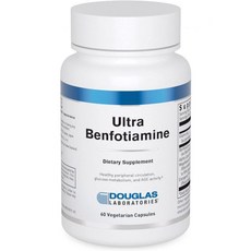 Douglas Laboratories Ultra Benfotiamine | Supports Circulation Nervous System and Metabolism | 6, Standard Packaging, 1개, 60정