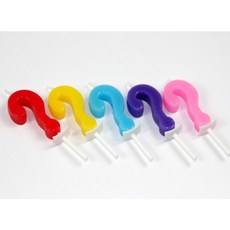《巧緻》 生日蠟燭 慶生蠟燭 問號蠟燭, 1個, 紫色