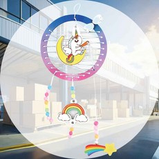 DIY 쥬얼리 드림캐쳐만들기 유니콘 만들기수업 수공예재료 미술놀이 곤충만들기 미술만들기 작품만들기