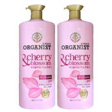 엘라스틴 오가니스트 체리블러썸 샴푸, 1.1L, 2개