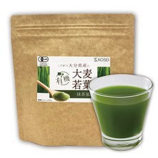 100g [ JAS 오이타현산 유기 보리 와카바 유기 국산 녹즙 분말 건강 미용, 1개