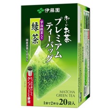 일본 이토엔 오이오차 프리미엄 우지 말차 블렌딩 녹차 티백 1.8g 20포, 20개입, 1개